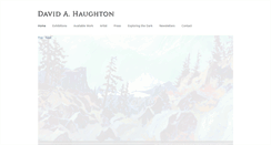 Desktop Screenshot of haughton-art.ca